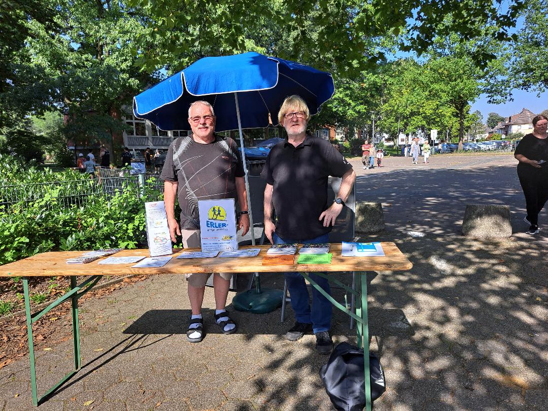 Reinhold und Uli am Stand