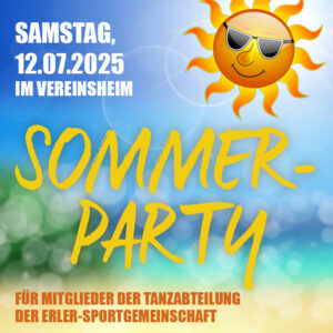 Sommer-Party 2025 der Tanzabteilung