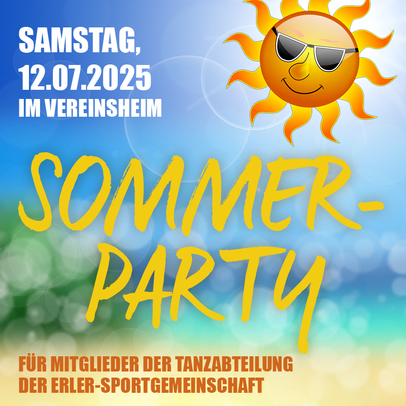Sommer-Party 2025 der Tanzabteilung