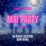 Mai Party am 13.05.2026